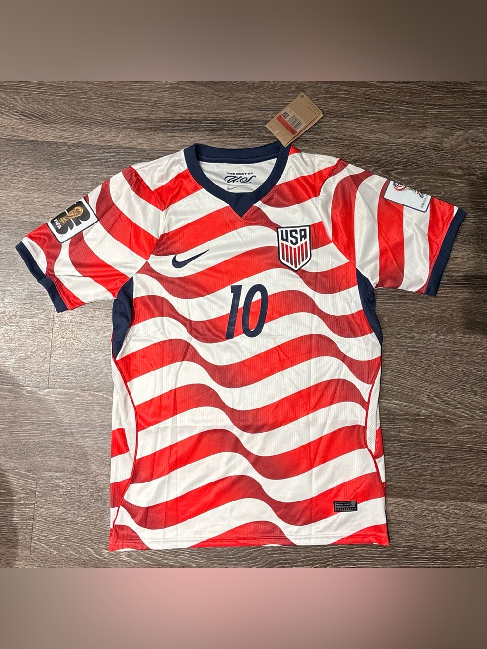 Nike USA Pulisic Soccer Jersey World Cup 2026 White & Navy Men Multiple Sizes